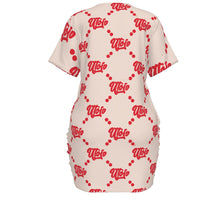 Load image into Gallery viewer, UTO IV "Cheesecake" Signature Stacked-Hem Dress — Plus Size
