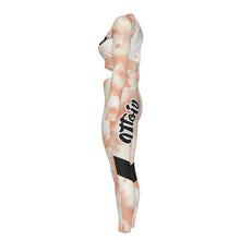 Load image into Gallery viewer, UTO IV "Peach Fog" Women's Sport Set With Backless Top And Leggings
