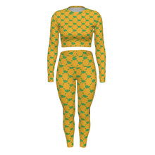 Load image into Gallery viewer, UTO IV Women's Sport Set With Backless Top And Leggings
