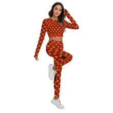 Load image into Gallery viewer, UTO IV Women&#39;s Sport Set With Backless Top And Leggings

