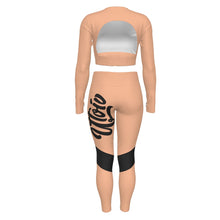 Load image into Gallery viewer, UTO IV Women's Sport Set With Backless Top And Leggings
