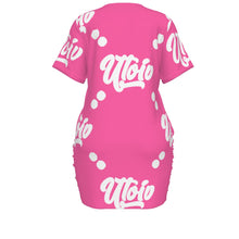 Load image into Gallery viewer, UTO IV Signature Stacked-Hem Dress — Plus Size
