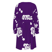 Load image into Gallery viewer, UTO IV Women's V-neck Dress With Waistband (Plus Size)
