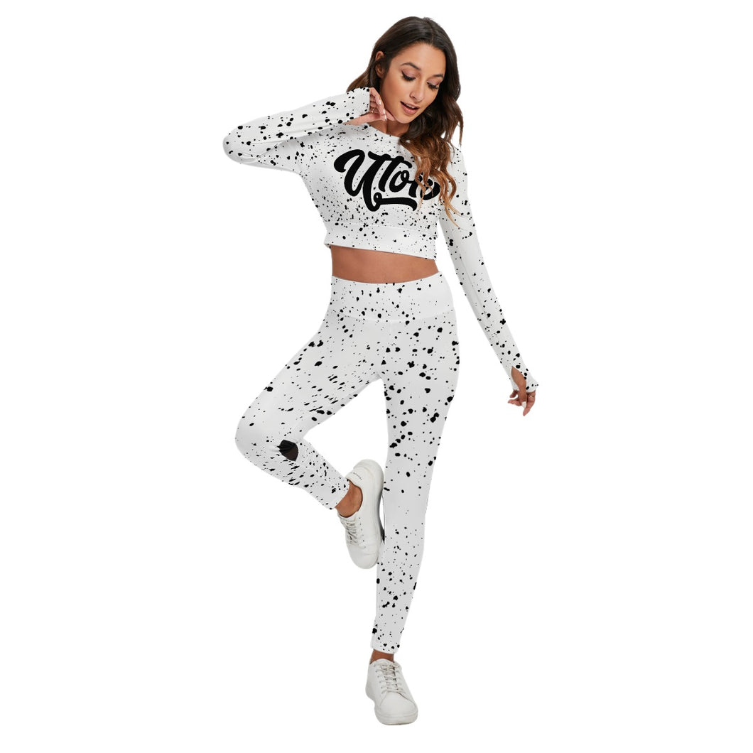 UTO IV Women's Sport Set With Backless Top And Leggings