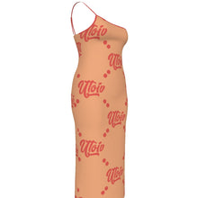 Load image into Gallery viewer, UTO IV Plus Size Oblique-Shoulder Dress

