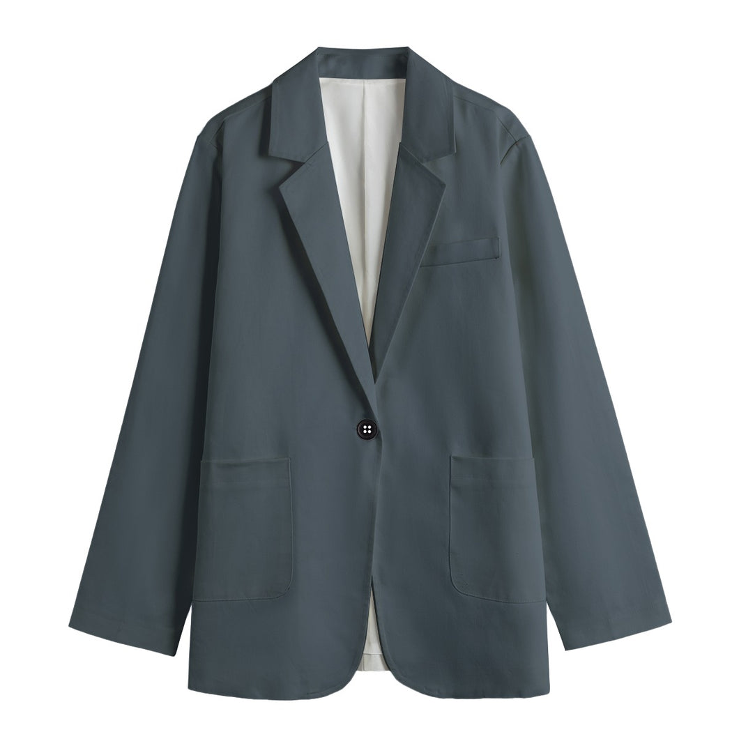 UTO IV Women's Leisure Blazer | 245GSM Cotton