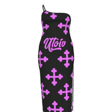 Load image into Gallery viewer, UTO IV Plus Size Oblique-Shoulder Dress
