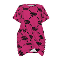 Load image into Gallery viewer, UTO IV Signature Stacked-Hem Dress — Plus Size
