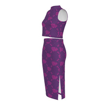 Load image into Gallery viewer, UTO IV Tank Top &amp; Split Skirt Set
