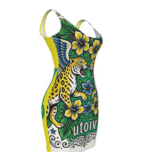 Load image into Gallery viewer, UTO IV Women's Bodycon Dress - Brazil (Canarinho)
