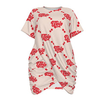 Load image into Gallery viewer, UTO IV "Cheesecake" Signature Stacked-Hem Dress — Plus Size
