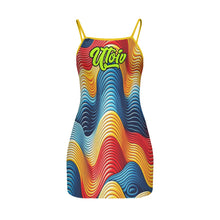 Load image into Gallery viewer, UTO IV &quot;Primary Pulse&quot; Femme Allure Women&#39;s Cami Dress (Plus Size)
