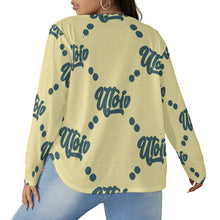 Load image into Gallery viewer, UTO IV Women&#39;s V-neck T-shirt With Curved Hem(Plus Size)

