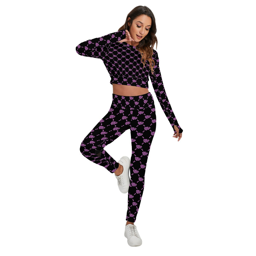 UTO IV Women's Sport Set With Backless Top And Leggings