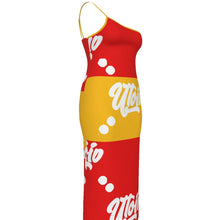 Load image into Gallery viewer, UTO IV Plus Size Oblique-Shoulder Dress
