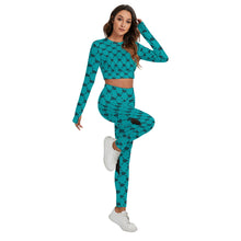 Load image into Gallery viewer, UTO IV Women&#39;s Sport Set With Backless Top And Leggings
