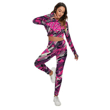 Load image into Gallery viewer, UTO IV &quot;Pink Mirage Ops&quot; Women&#39;s Sport Set With Backless Top And Leggings
