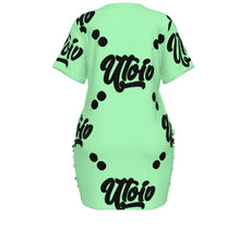 Load image into Gallery viewer, UTO IV Signature Stacked-Hem Dress — Plus Size
