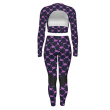 Load image into Gallery viewer, UTO IV Women's Sport Set With Backless Top And Leggings
