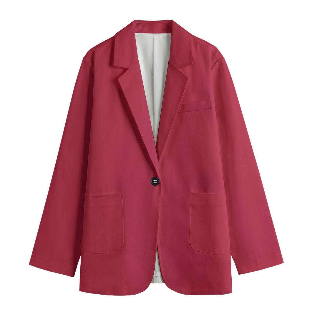 UTO IV Women's Leisure Blazer | 245GSM Cotton