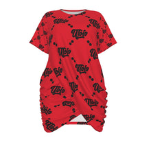 Load image into Gallery viewer, UTO IV Signature Stacked-Hem Dress — Plus Size
