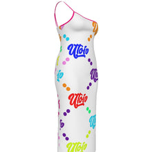 Load image into Gallery viewer, UTO IV Plus Size Oblique-Shoulder Dress
