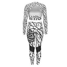 Load image into Gallery viewer, UTO IV Women's Sport Set With Backless Top And Leggings
