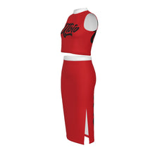 Load image into Gallery viewer, All-Over Print Women's Tank Top &amp; Split High Skirt Set
