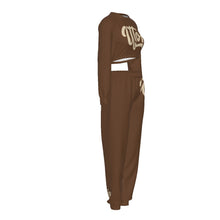 Load image into Gallery viewer, UTO IV "Kahawia" Women's Crop Sweatshirt Suit
