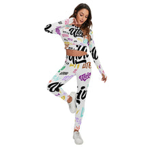 Load image into Gallery viewer, UTO IV Women&#39;s Sport Set With Backless Top And Leggings
