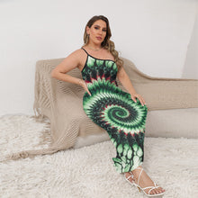 Load image into Gallery viewer, UTO IV Women&#39;s Oblique-Shoulder Exposure Dress With Side Split (Plus Size)
