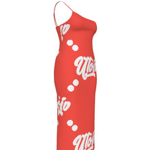 Load image into Gallery viewer, UTO IV Plus Size Oblique-Shoulder Dress
