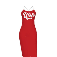 Load image into Gallery viewer, UTO IV Women's Back Cross Cami Dress
