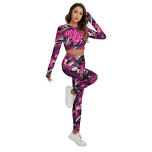 Load image into Gallery viewer, UTO IV &quot;Pink Mirage Ops&quot; Women&#39;s Sport Set With Backless Top And Leggings
