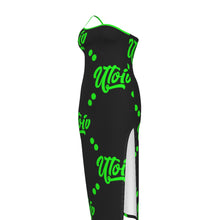 Load image into Gallery viewer, UTO IV Plus Size Oblique-Shoulder Dress
