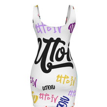 Load image into Gallery viewer, UTO IV Women's Bodycon Dress - Basquiat

