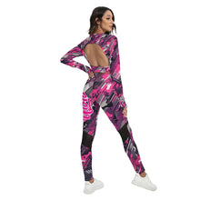 Load image into Gallery viewer, UTO IV &quot;Pink Mirage Ops&quot; Women&#39;s Sport Set With Backless Top And Leggings
