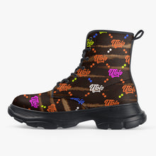 Load image into Gallery viewer, UTO IV "Brown" Casual Leather Chunky Boots
