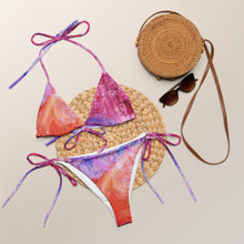 Load image into Gallery viewer, UTO IV &quot;Peintre Noir&quot; Recycled String Bikini
