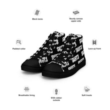 Load image into Gallery viewer, UTO IV "SK8T3" Men’s High Top Canvas SShoes
