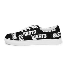 Load image into Gallery viewer, UTO IV "SK8T3" Women’s Lace-Up Canvas Shoes
