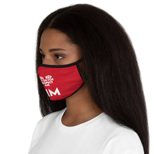 Load image into Gallery viewer, I ❤︎ BHM Collection Fitted Polyester Face Mask
