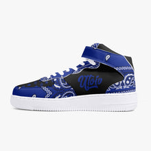 Load image into Gallery viewer, UTO IV &quot;Royal Blue Paisley&quot; High Tops
