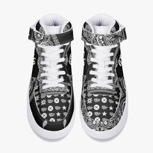 Load image into Gallery viewer, UTO IV &quot;Black Paisley&quot; High Tops
