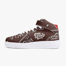 Load image into Gallery viewer, UTO IV &quot;Dark Brown Paisley&quot; High Tops

