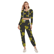 Load image into Gallery viewer, UTO IV &quot;Eyelash Viper&quot; Women&#39;s Crop Hoodie Sports Set
