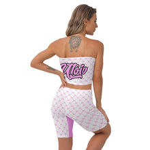 Load image into Gallery viewer, UTO IV Women&#39;s Breast Wrap Shorts Suit
