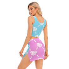 Load image into Gallery viewer, UTO IV Women&#39;s Camisole And Hip Skirt Suit
