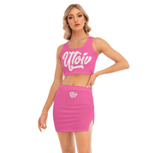 Load image into Gallery viewer, UTO IV Women&#39;s Camisole And Hip Skirt Suit
