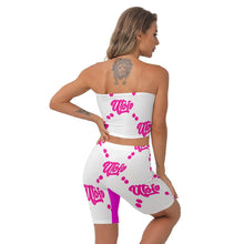 Load image into Gallery viewer, UTO IV Women&#39;s Breast Wrap Shorts Suit
